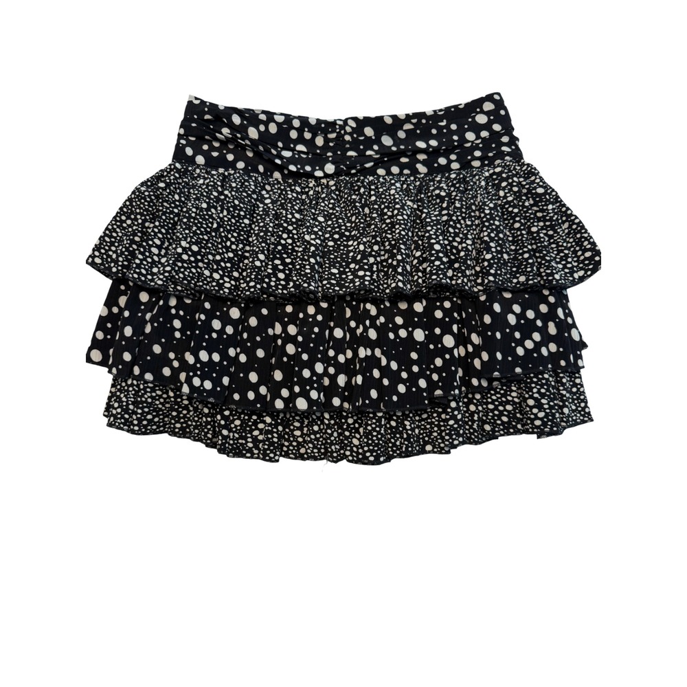 Polka Dot Mini Skirt - Size Medium